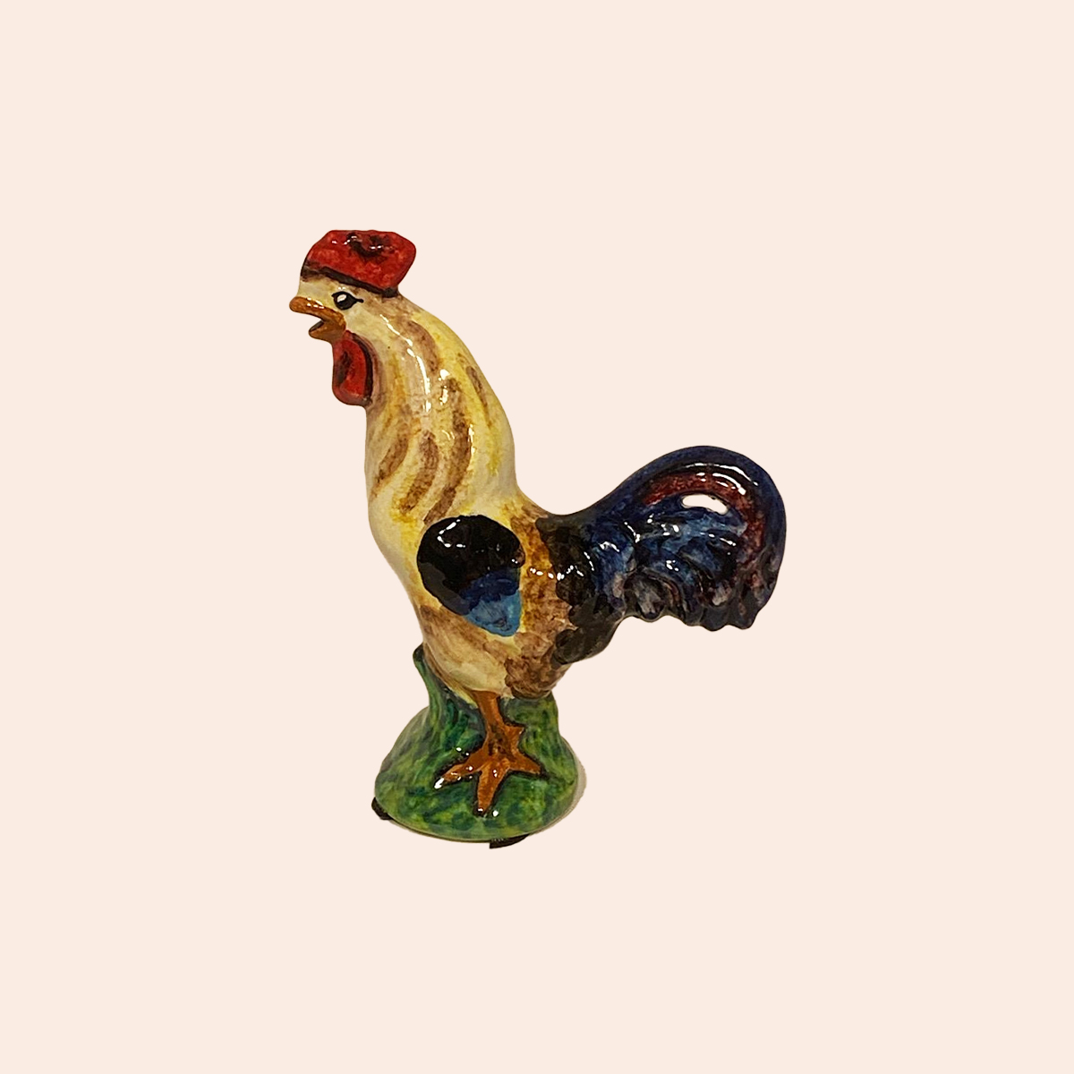 SMALL ROOSTER- COCKEREL CM.18H, MIXED COLORS